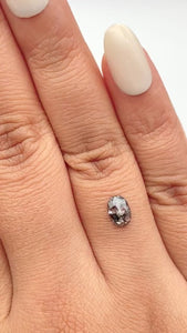 0.83ct | Rustic Oval Shape Rose Cut Diamond - Modern Rustic Diamond