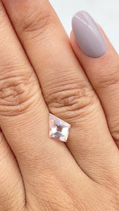 1.23ct |  Kite Shape Step Cut Moonstone - Modern Rustic Diamond