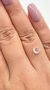 0.88ct | Champagne VS2 Round Shape Rose Cut Diamond - Modern Rustic Diamond