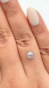 0.93ct | Rustic Round Shape Rose Cut Diamond - Modern Rustic Diamond