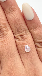 0.78ct | Rustic  Pear Shape Brilliant Cut Diamond - Modern Rustic Diamond
