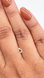 0.22ct | K/VS1 Cushion Shape Rose Cut Diamond - Modern Rustic Diamond