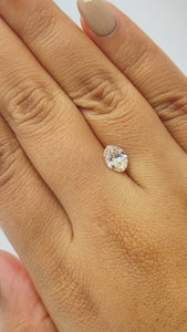 1.01ct | Champagne VS Oval Shape Brilliant Cut Diamond - Modern Rustic Diamond