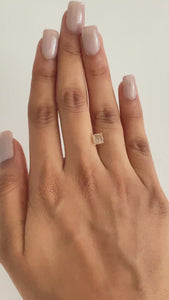 1.50ct | Champagne VVS Carre Shape Step Cut Diamond - Modern Rustic Diamond