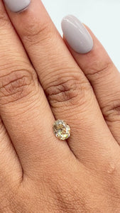 1.12ct | Champagne VS-SI Oval Shape Old Mine Cut Diamond - Modern Rustic Diamond