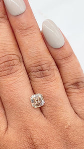 1.75ct | O-P/VS2 Asscher Shape Step Cut Diamond (GIA) - Modern Rustic Diamond