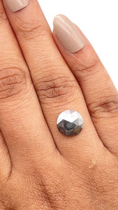 1.37ct | Rustic Round Shape Rose Cut Diamond - Modern Rustic Diamond