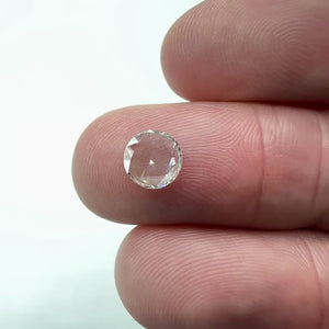 0.51ct | D/VS Round Shape Rose Cut Diamond - Modern Rustic Diamond