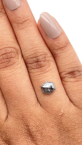 1.14ct | Rustic  Hexagon Shape Rose Cut Diamond - Modern Rustic Diamond