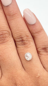 1.03ct | Rustic  Oval Shape Rose Cut Diamond - Modern Rustic Diamond