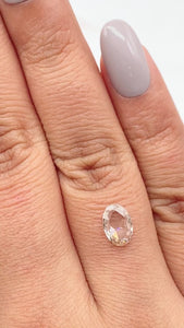 1.03ct | Champagne VS2 Oval Shape Rose Cut Diamond (GIA) - Modern Rustic Diamond
