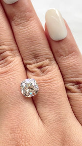 3.03ct | L/VVS2 Cushion Shape Old Mine Cut Diamond (GIA) - Modern Rustic Diamond