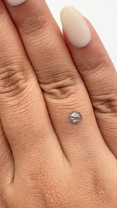 0.38ct | Rustic  Hexagon Shape Rose Cut Diamond - Modern Rustic Diamond