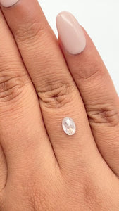 0.82ct | Rustic Oval Shape Rose Cut Diamond - Modern Rustic Diamond