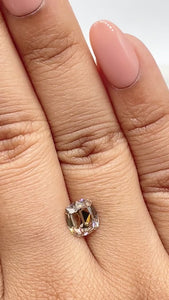 1.78ct | Fancy Light Brown VS2 Cushion Shape Old Mine Cut Diamond (GIA) - Modern Rustic Diamond
