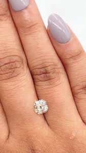 1.33ct | L/VS1 Asscher Shape Step Cut Diamond (GIA) - Modern Rustic Diamond