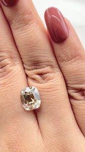 4.08ct | Fancy Light Brown VS2 Cushion Shape Old Mine Cut Diamond (GIA) - Modern Rustic Diamond