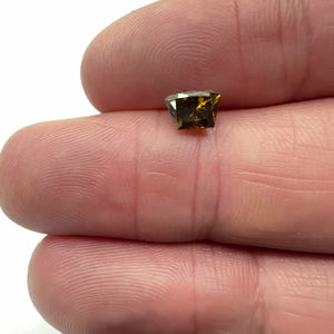 1.13ct | Cognac SI Trapezoid Shape Brilliant Cut Diamond - Modern Rustic Diamond