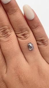 1.29ct | Rustic Oval Shape Rose Cut Diamond - Modern Rustic Diamond
