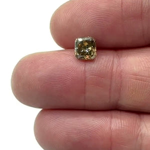 1.60ct | Cognac SI1 Radiant Shape Brilliant Cut Diamond (GIA) - Modern Rustic Diamond