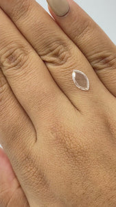 0.54ct | F-G/VS Marquise Shape Rose Cut Diamond - Modern Rustic Diamond