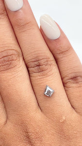 0.61ct | Rustic  Kite Shape Step Cut Diamond - Modern Rustic Diamond