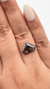 2.32ct | Rustic Shield Shape Rose Cut Diamond - Modern Rustic Diamond