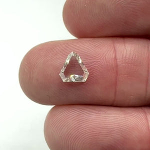 1.01ct | I/VS2 Shield Shape Rose Cut Diamond (GIA) - Modern Rustic Diamond