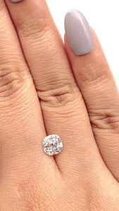 1.53ct | J/VS1 Cushion Shape Old Mine Cut Diamond (GIA) - Modern Rustic Diamond