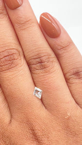0.23ct | E/VVS2 Lozenge Shape Step Cut Diamond - Modern Rustic Diamond