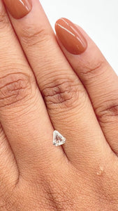 0.30ct | J/VS1 Shield Shape Step Cut Diamond - Modern Rustic Diamond