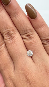 1.04ct | K/SI2 Round Shape Old European Cut Diamond (IGI) - Modern Rustic Diamond