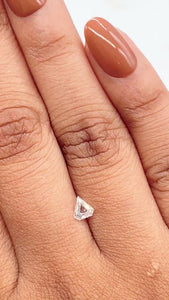 0.31ct | G/I1 Shield Shape Step Cut Diamond - Modern Rustic Diamond