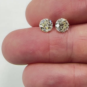 1.08ct | O-P/VS1 Round Shape Old European Cut Diamond (GIA) - Modern Rustic Diamond
