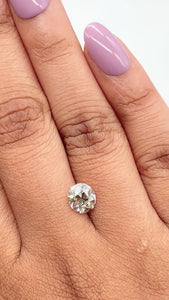 1.38ct | Q-R/VS1 Oval Shape Old Mine Cut Diamond (GIA) - Modern Rustic Diamond