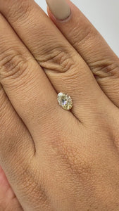 1.01ct | Champagne VS Oval Shape Brilliant Cut Diamond - Modern Rustic Diamond