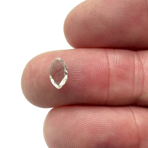 0.60ct | E-F/VVS Marquise Shape Rose Cut Diamond - Modern Rustic Diamond