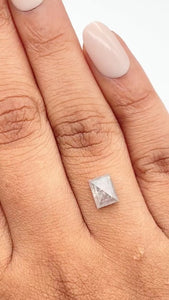 1.10ct | Rustic Baguette Shape Rose Cut Diamond - Modern Rustic Diamond