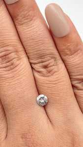 0.54ct | Rustic Round Shape Brilliant Cut Diamond - Modern Rustic Diamond
