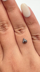 0.69ct | Rustic  Shield Shape Step Cut Diamond - Modern Rustic Diamond
