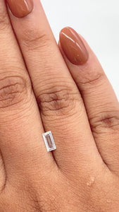 0.37ct | D/VS-SI Baguette Shape Step Cut Diamond - Modern Rustic Diamond