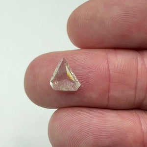 1.02ct | I-J/SI Shield Shape Rose Cut Diamond - Modern Rustic Diamond