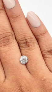 1.21ct | Rustic Round Shape Brilliant Cut Diamond - Modern Rustic Diamond