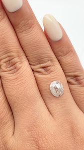 1.29ct | Rustic Oval Shape Rose Cut Diamond - Modern Rustic Diamond