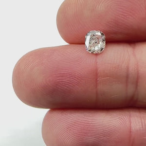 0.90ct | F-G/SI Cushion Shape Brilliant Cut Diamond - Modern Rustic Diamond