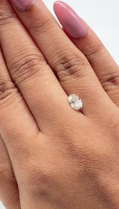 1.00ct | I/SI1 Oval Shape Old Mine Cut Diamond (GIA) - Modern Rustic Diamond