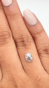 1.06ct | Rustic  Oval Shape Rose Cut Diamond - Modern Rustic Diamond