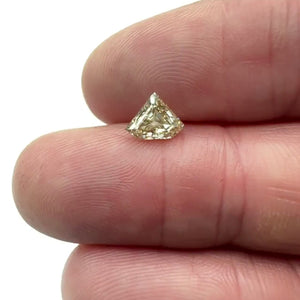 1.02ct | Champagne VS-SI Shield Shape Step Cut Diamond - Modern Rustic Diamond
