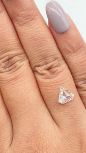 1.06ct | G-H/SI Shield Shape Rose Cut Diamond - Modern Rustic Diamond