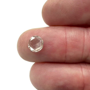0.56ct | E-F/VVS Round Shape Rose Cut Diamond - Modern Rustic Diamond